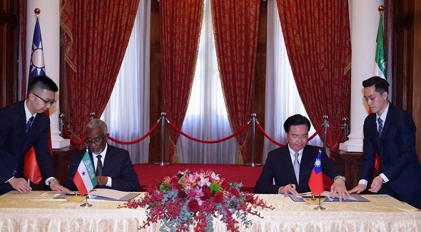 Somaliland: Le Somaliland et Taiwan signent un accord pour ouvrir des consulats dans leurs territoires.